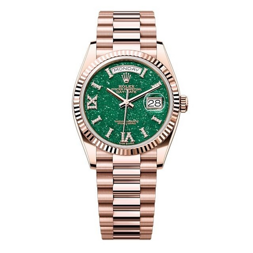 Rolex Day-Date 36 Green Aventurine Dial